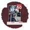 Dark Red Suede Mat Board for 12x18 Frames - Fits 10x16 Photos